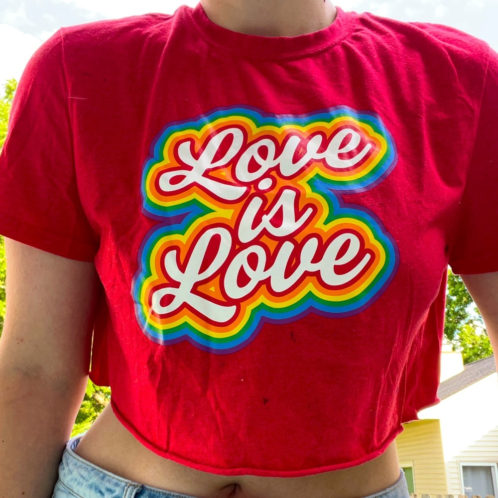 Love is Love Cropped Top - Target